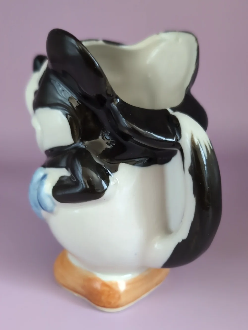 Vintage MICKEY MOUSE Figural Glazed Ceramic Pitcher Creamer Japan 1930s 1940s